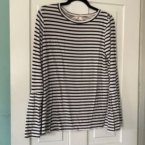 —Large Striped Amelia James Top